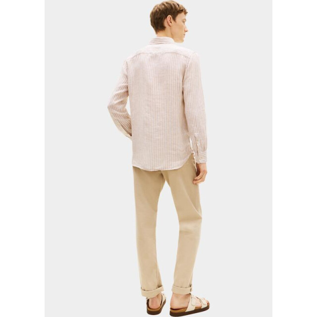 Tommy Hilfiger Casual hemd lange mouw linen bengal stripe rf shirt mw0mw42400/0bk 204802 large