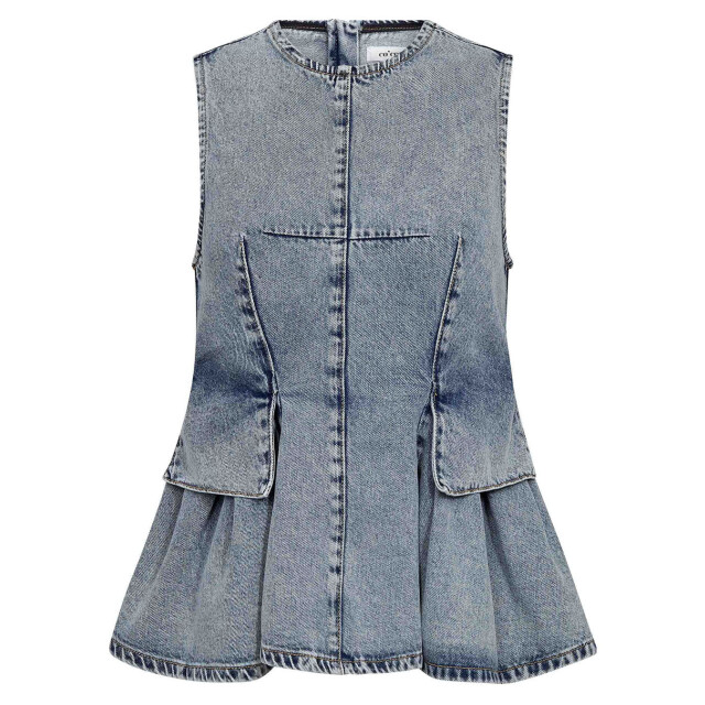 Co'Couture Pancycc denim top fade denim 9865941451080 large