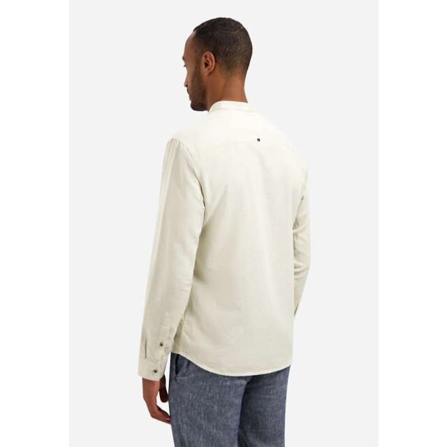 No Excess Shirt with linen granddad desert 31470218SN-045 large