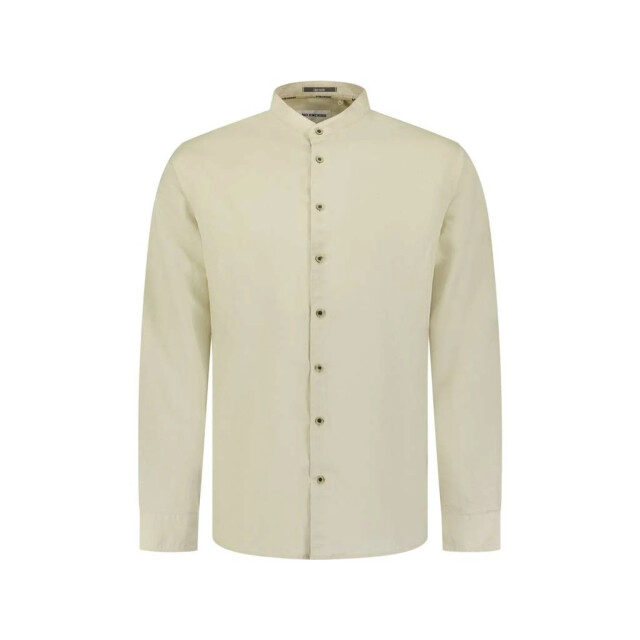 No Excess Shirt with linen granddad desert 31470218SN-045 large