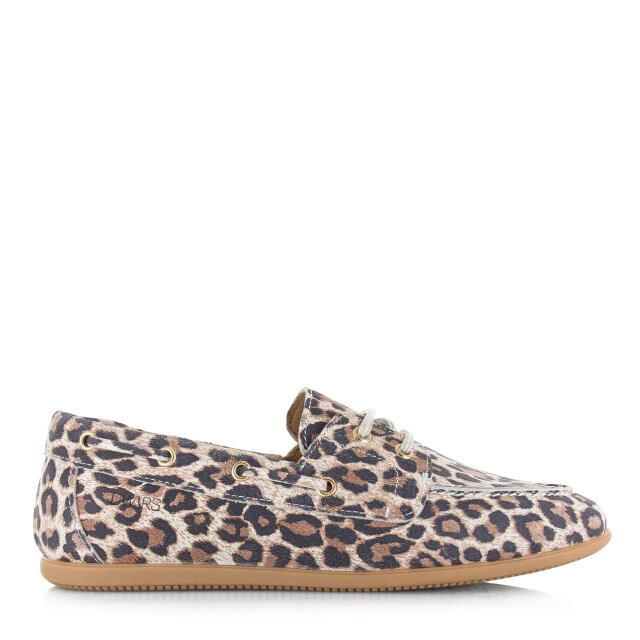 DWRS Label Latty loafers leopard sand mocassins dames B11927-07 8318 large