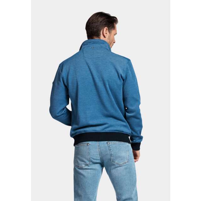 Baileys Vest sweat cardigan zip 2-tone ox 512258/68 195603 large