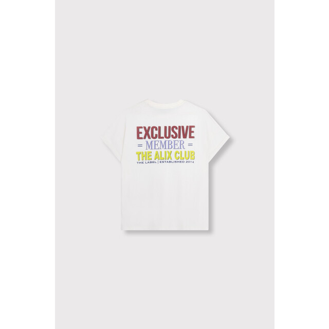 Alix The Label Alix club t-shirt off-white 4339.02.0112 large