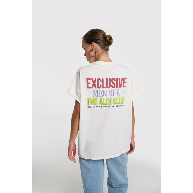 Alix The Label Alix club t-shirt off-white 4339.02.0112 large