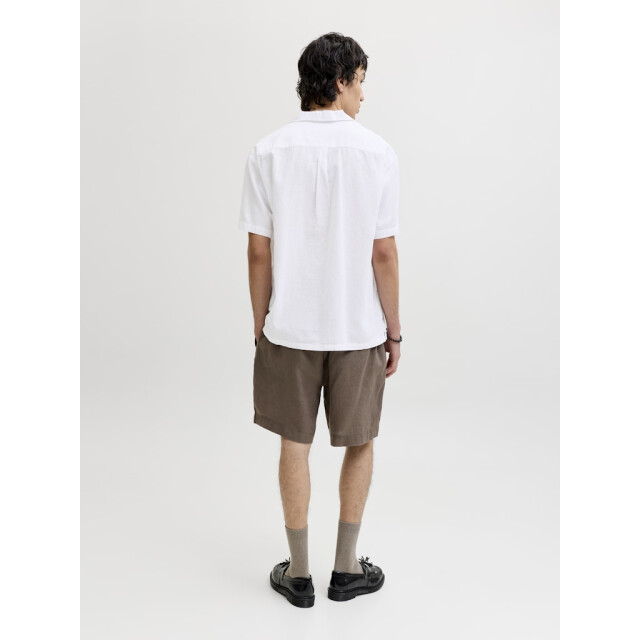 Jack & Jones Jjesummer linen blend resort shirt ss sn off-white 5309.02.0008 large