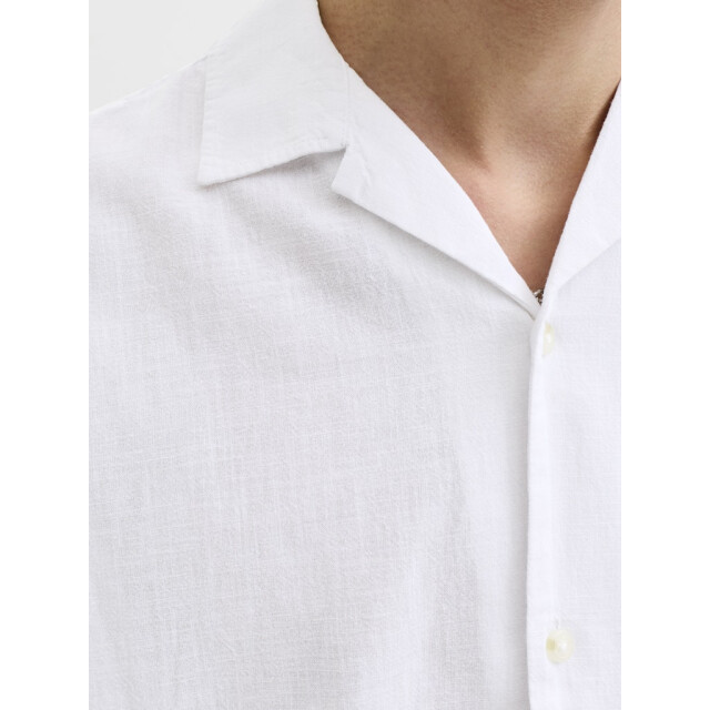 Jack & Jones Jjesummer linen blend resort shirt ss sn off-white 5309.02.0008 large