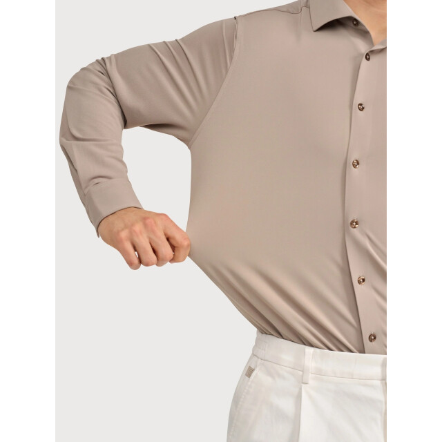 Blue Industry 6100.61 shirt taupe 6100.61 TAUPE large