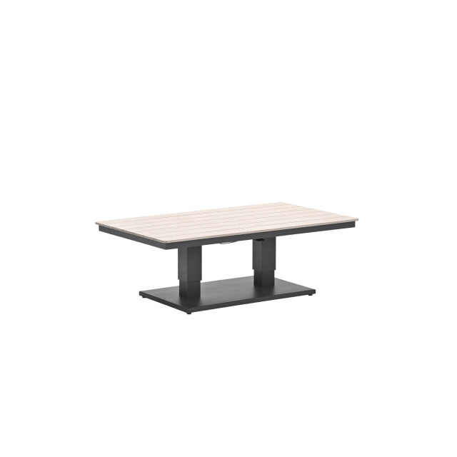 Garden Impressions Cyprus tafel- in hoogte verstelbaar 150x87cm -c. black-light teak 3177035 large