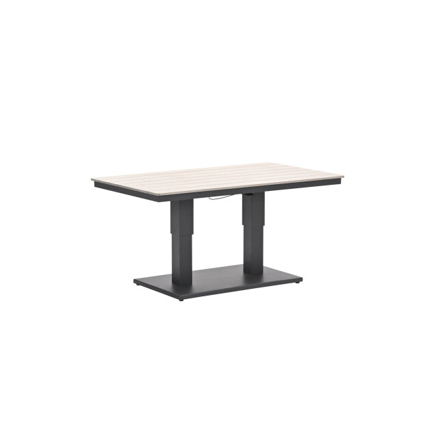 Garden Impressions Cyprus tafel- in hoogte verstelbaar 150x87cm -c. black-light teak 3177035 large