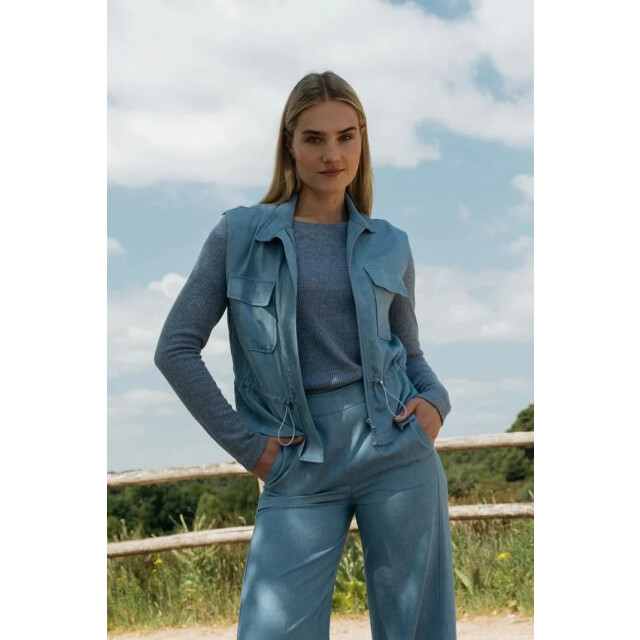 MAICAZZ Zizo steff gilet sp26.steff.515 jeans blue SP26.STEFF.515 large