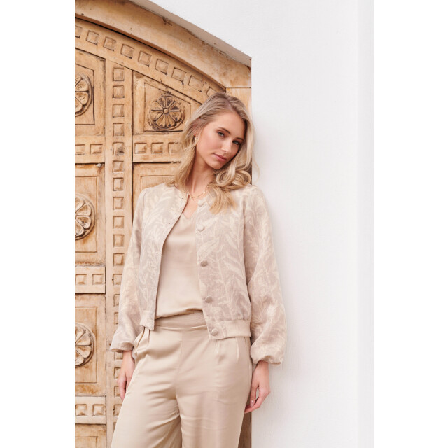 Smashed Lemon Satijn top met v-hals | 8718679013550 large