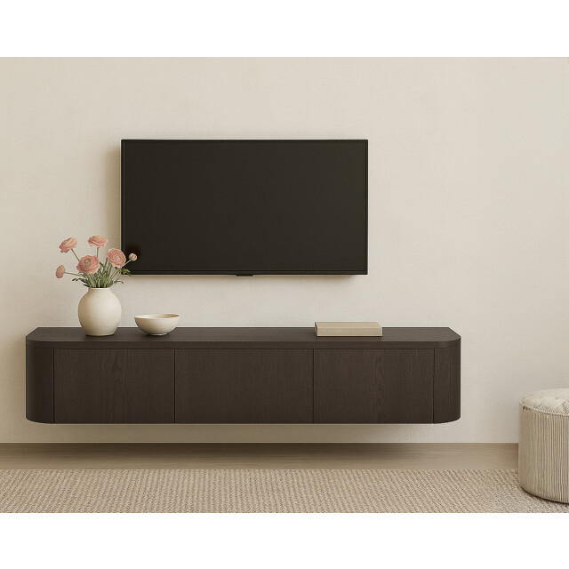 Livingfurn tv-meubel novero espresso zwevend 35x180x33cm 3286017 large