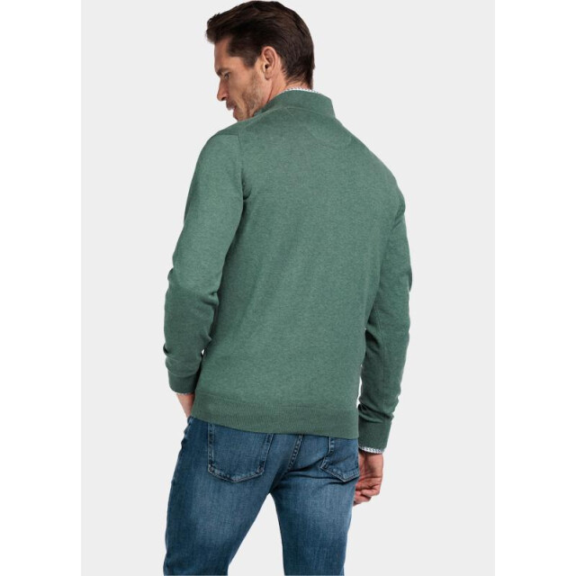 Bos Bright Blue Half zip cotton 1/2 zipp regular fit 618400cct/735 201426 large