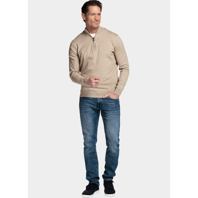 Bos Bright Blue Half zip cotton 1/2 zipp regular fit 618400cct/835 201427 large