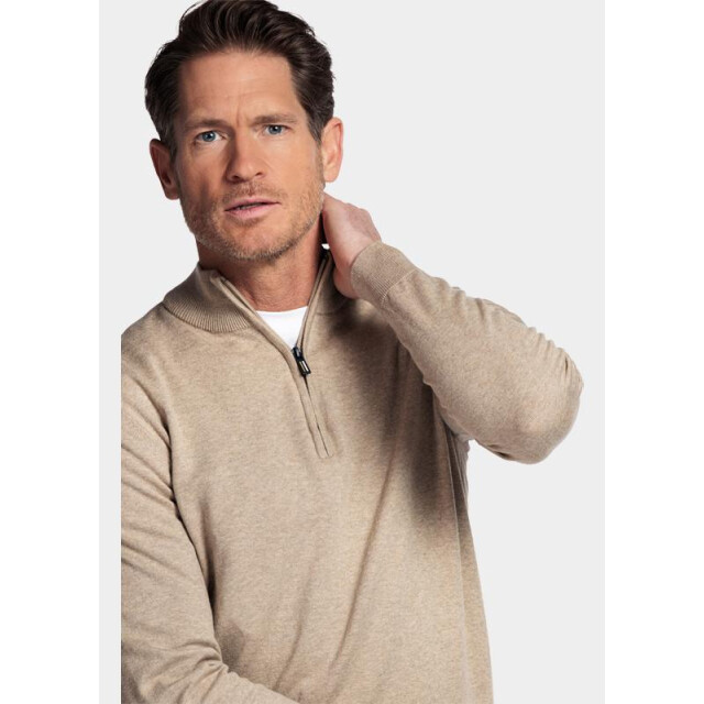 Bos Bright Blue Half zip cotton 1/2 zipp regular fit 618400cct/835 201427 large