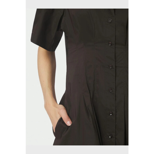 Neo Noir baia poplin dress 165343 584 chocolate brown 06313.880.0014 large