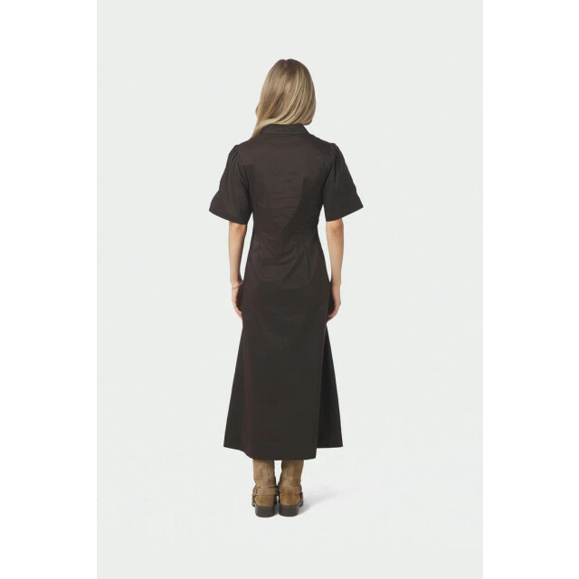 Neo Noir baia poplin dress 165343 584 chocolate brown 06313.880.0014 large