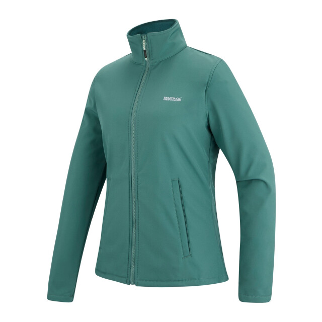 Regatta Dames connie v softshell wandeljack UTRG5975_ivymoss large