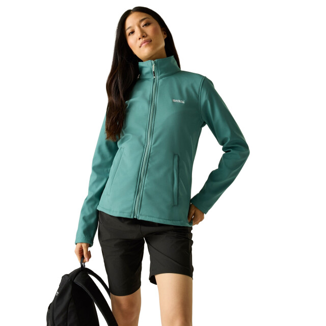 Regatta Dames connie v softshell wandeljack UTRG5975_ivymoss large