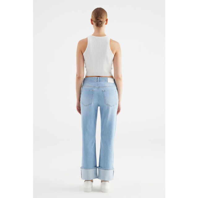 Cup of Joe Mid waist straight light blue Ruby-102 large