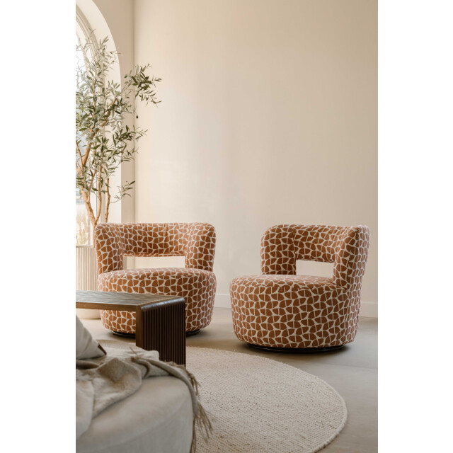 Indore Home bloom stoel - beige 3550793 large