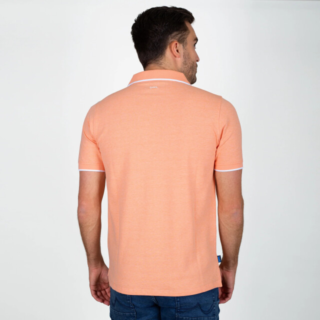 Q1905 Polo shirt stein licht melange QM2663762-328-1 large