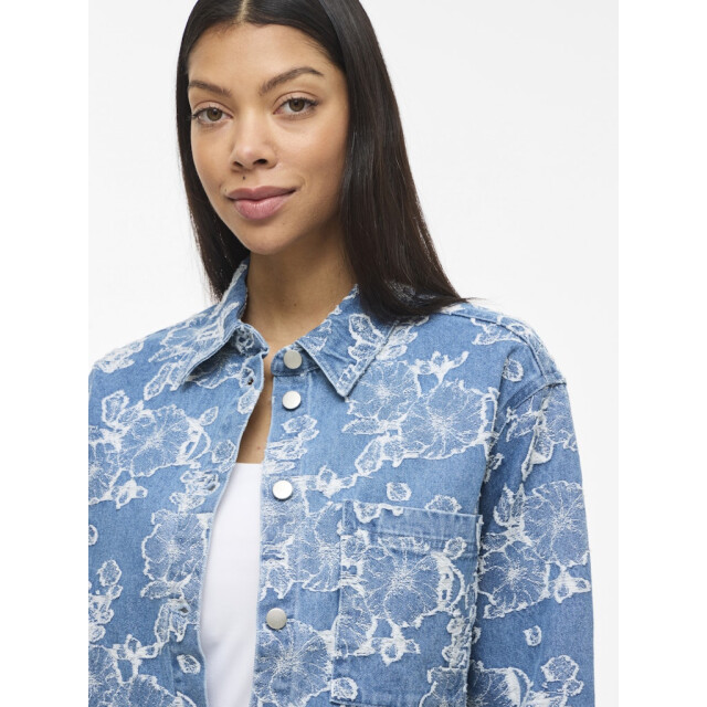 Vila Viianais new ls jacquard denim jacket dessin 4279.39.0014 large