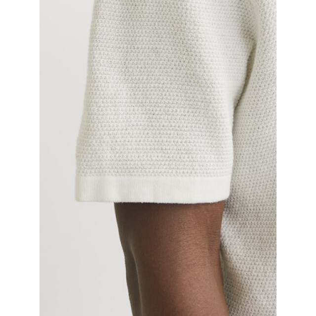 Jack & Jones jjegeorge knit polo ss sn 12268281 cloud dancer 05311.198.0074 large