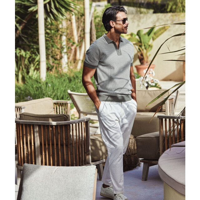 Blue Industry knitted polo short sleeve kbis26-m21 rock 05311.938.0016 large