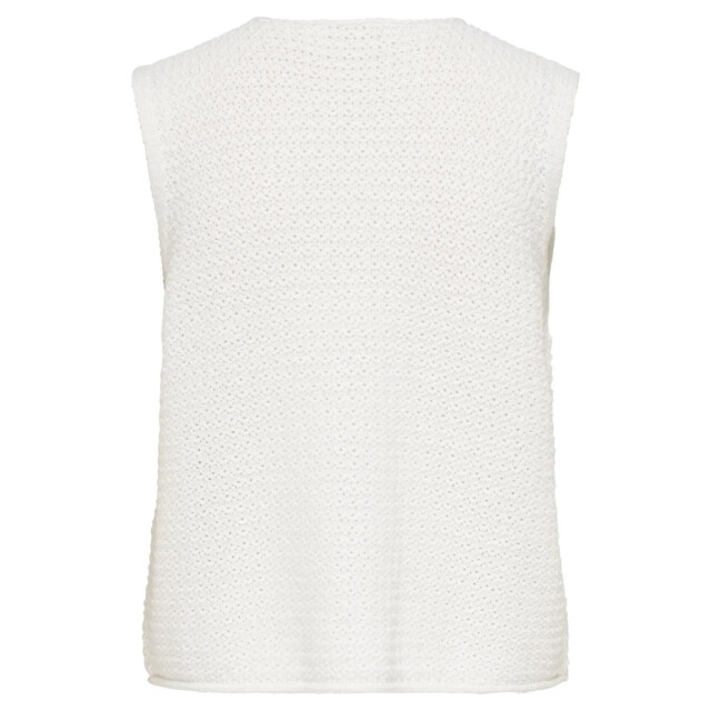 Jacqueline de Yong martha s/l o-neck vest knt 15366197 cloud dancer 06741.198.0081 large