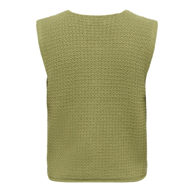 Jacqueline de Yong martha s/l o-neck vest knt 15366197 dried herb 06741.369.0025 large
