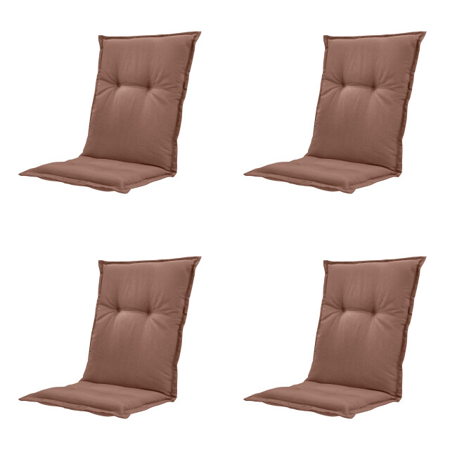 Madison kussen lage rug panama bruin 105x50x6cm set van 4 3532854 large