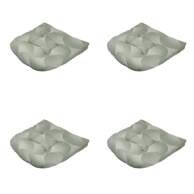 Madison zitkussen napels groen 46x46x6cm set van 4 3532710 large