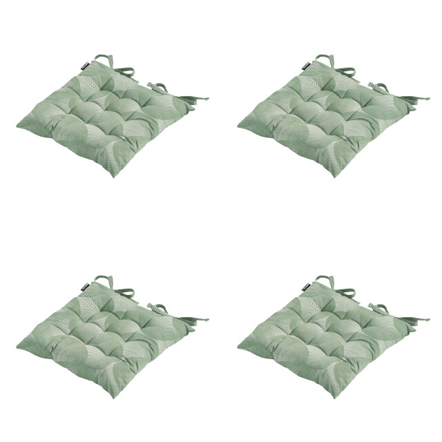 Madison zitkussen napels groen 46x46x8cm set van 4 3533073 large