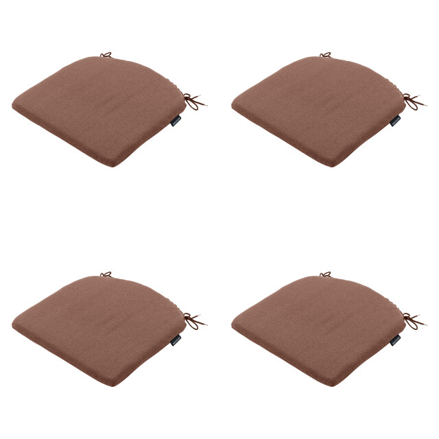 Madison zitkussen panama bruin 46x48x4,5cm set van 4 3533110 large