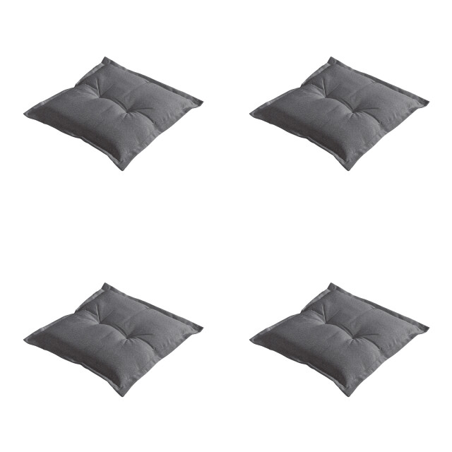 Madison zitkussen manchester grijs 50x50x7cm set van 4 3533018 large