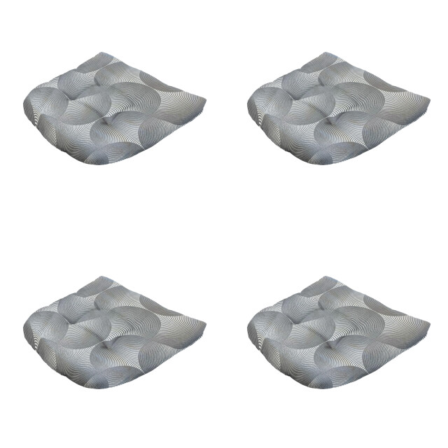 Madison zitkussen napels grijs 46x46x6cm set van 4 3532711 large