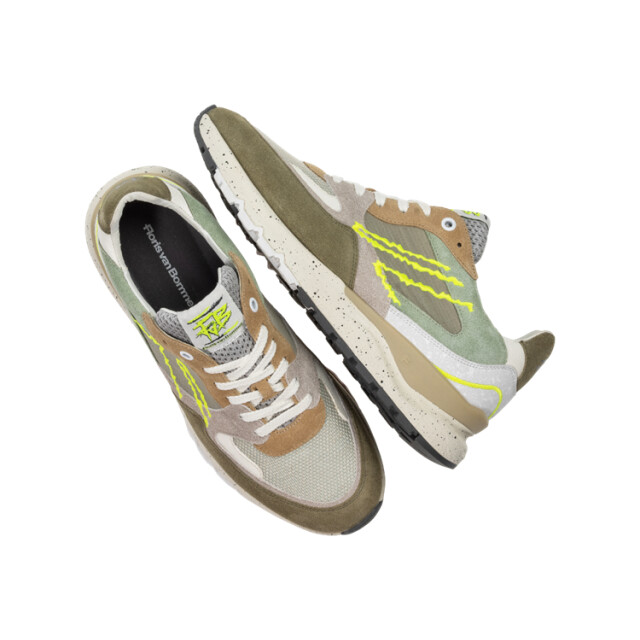 Floris van Bommel 021065 Sneakers Groen 021065 large