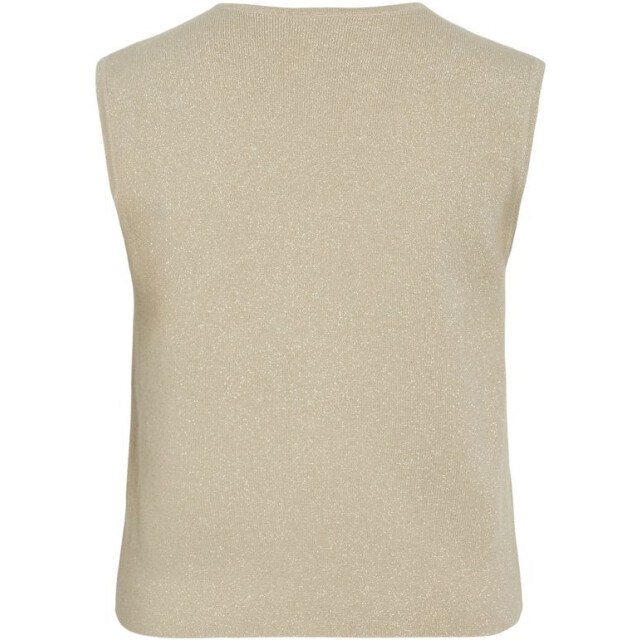 Vila Vicharvi sl button glitter knit vest zand 4259.04.0067 large