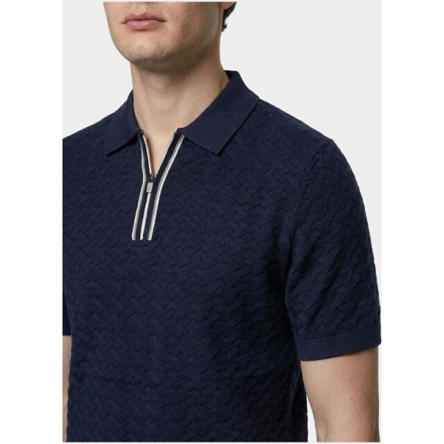 R2 Amsterdam Polo korte mouw zipper polo short sleeve cott 132.polo.018/010 203681 large