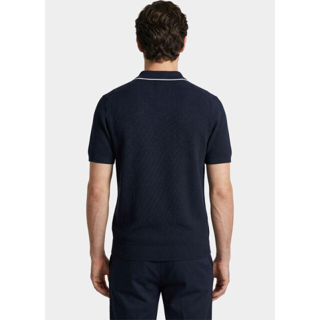 R2 Amsterdam Polo korte mouw zipper polo short sleeve cott 132.polo.018/010 203681 large