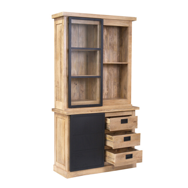 Starfurn vitrinekast noa - 45x120x220 cm 3523893 large