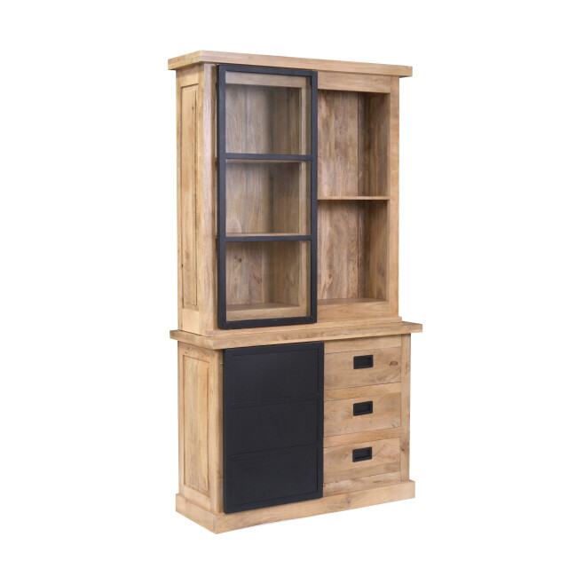 Starfurn vitrinekast noa - 45x120x220 cm 3523893 large