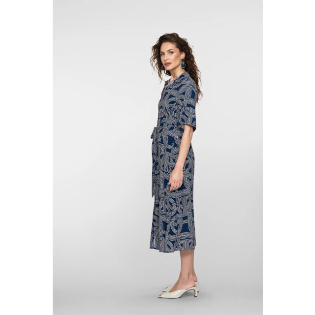 Geisha 67053-70 jurk met print en split 67053-70 jurk met print en split large