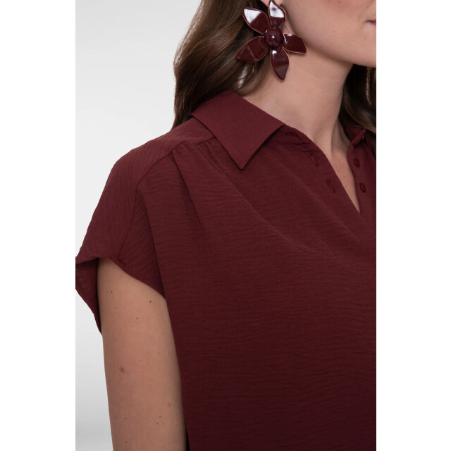 Geisha 63140-21 blouse crinckle 63140-21 Blouse crinckle large