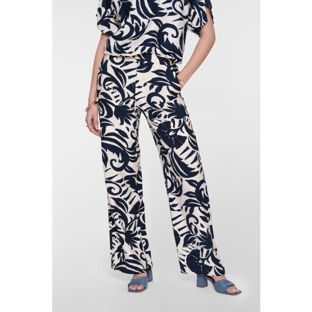 Geisha 61141-26 broek met bloemdessin 61141-26 Broek met bloemdessin large
