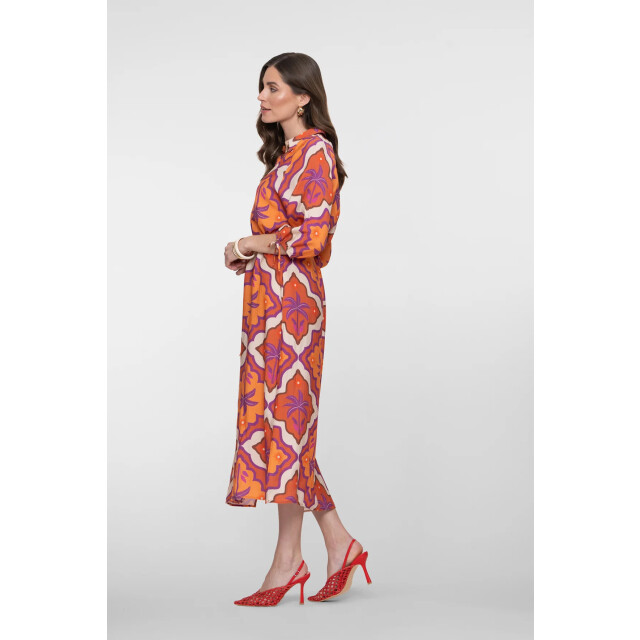 Geisha 67104-20 jurk tropische print 67104-20 Jurk tropische print large