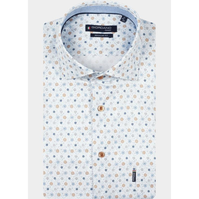 Giordano Overhemd heren ascona long sleeve semi cutaw 617022/60 207130 large