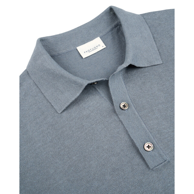 Profuomo Polo denim 108856-001-L large