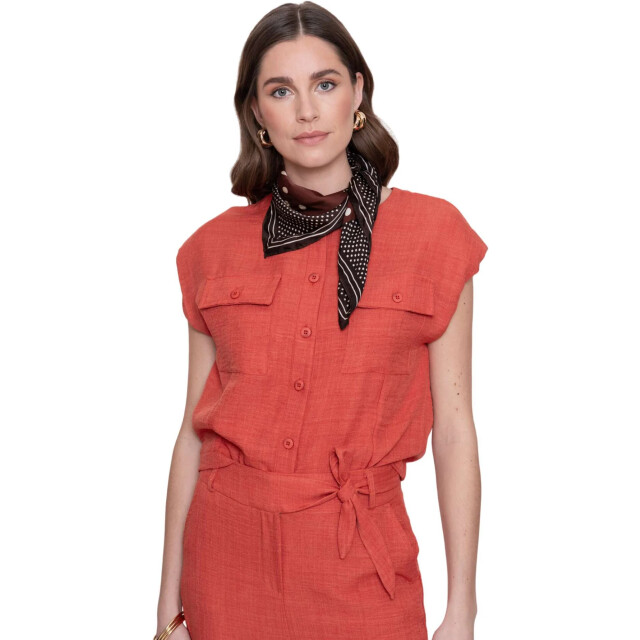 Geisha Blouse burned orange 63092-60-000201 large